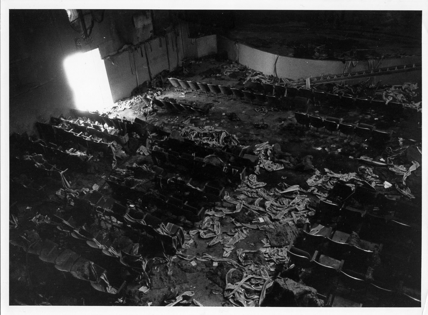 A picture of the cinema as it was on the day it was received and before the 1983 restoration